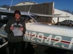 Matt after his First Solo