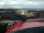 On final to Blacksburg, VA