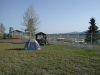 Camping at Whitehorse, Yukon Territory, Canada