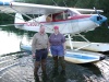 Cliff's floatplane - a Piper PA-12