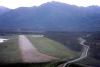 On Final to Coldfoot, Alaska at 12:15 AM. The Trans-Alaska Pipeline is on the right.