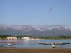 Floatplane departs from Lake Hood