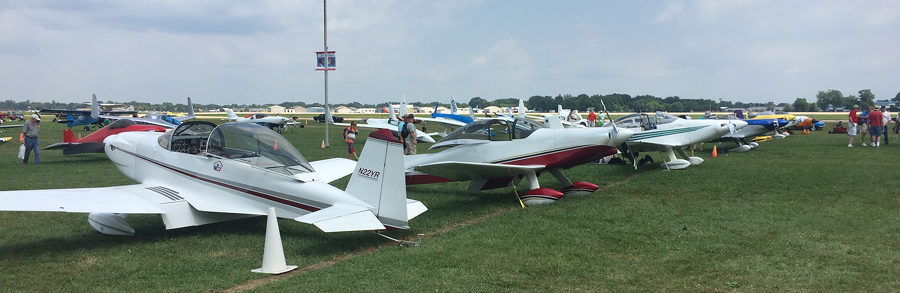 Mustangs at AirVenture 2018