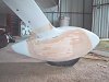 Left brake fairing - balsa for mold