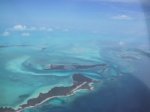 Exuma Islands, Bahamas from a Mustang II