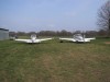 Two Mustang IIs - poised for flight