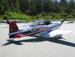 Mustang II C-GAIF on Vargas Island Beach