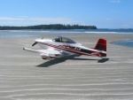 Mustang II C-GAIF on Vargas Island Beach