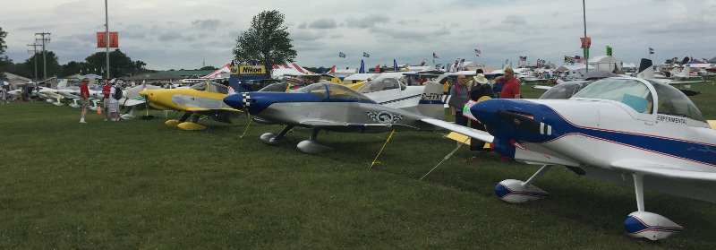 Mustang Line at AirVenture 2014