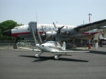 Lockheed Constellation and Mustang II at Greenwood Lake, New Jersey