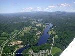 Vermont / New Hampshire : Connecticut River north of Lebanon, NH